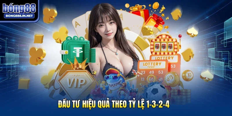 Đầu tư hiệu quả theo tỷ lệ 1-3-2-4