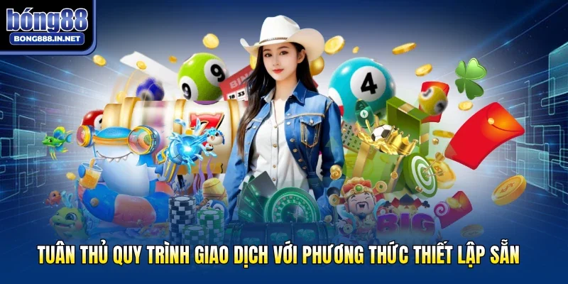 Tuân thủ quy trình giao dịch với phương thức thiết lập sẵn